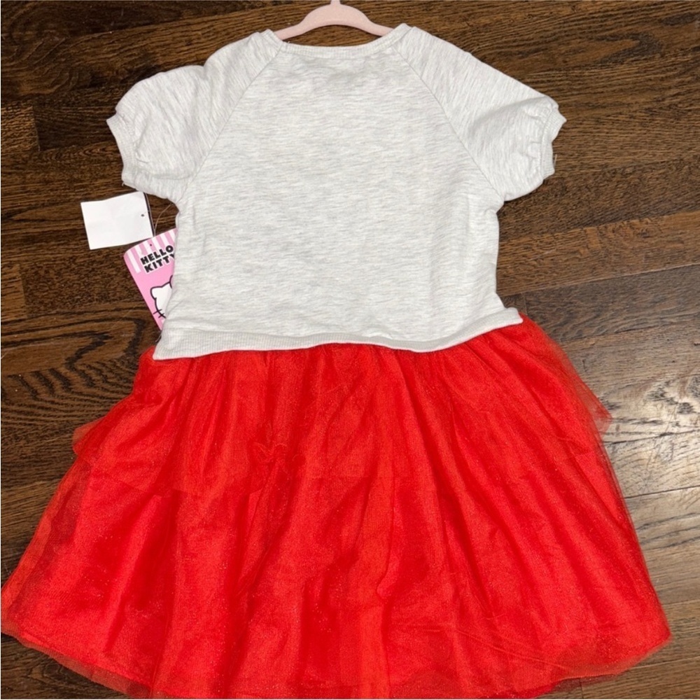 Hello Kitty Gray Top with Red Skirt Dress - Picture 2 of 2